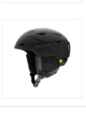 Smith Men's Small Mission MIPS Helmet Matte Black NWT Ski Snowboard